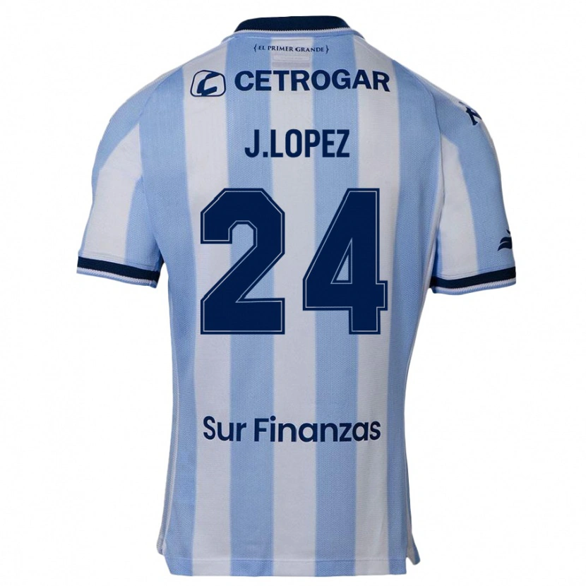 Danxen Kinder Julian Lopez #24 Himmelblau Heimtrikot Trikot 2025/26 T-Shirt