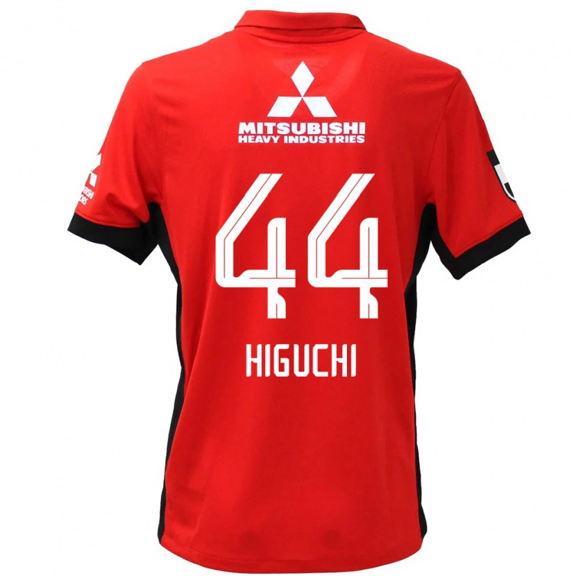 Danxen Kinder Yota Higuchi #44 Rot Weiß Heimtrikot Trikot 2025/26 T-Shirt