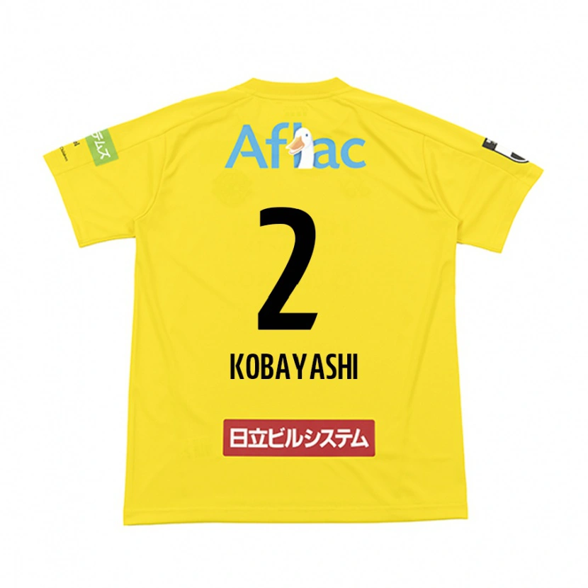 Danxen Kinder Kensei Kobayashi #2 Schwarz Gelb Heimtrikot Trikot 2025/26 T-Shirt