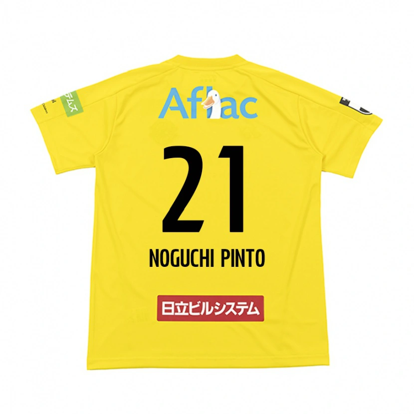 Danxen Kinder Amato Noguchi Pinto #21 Schwarz Gelb Heimtrikot Trikot 2025/26 T-Shirt