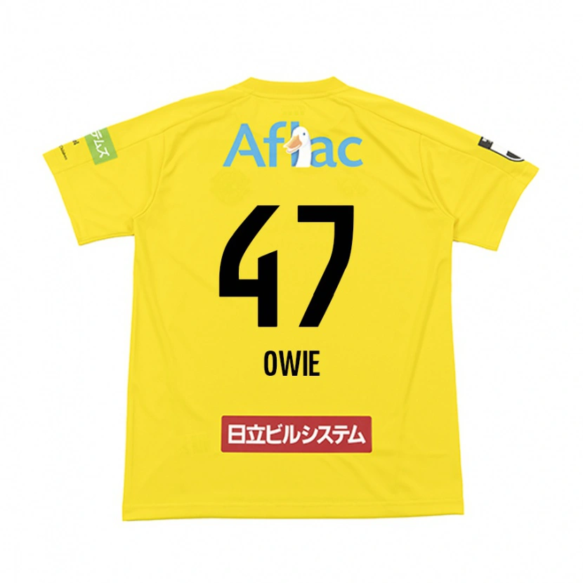 Danxen Kinder William Owie #47 Schwarz Gelb Heimtrikot Trikot 2025/26 T-Shirt