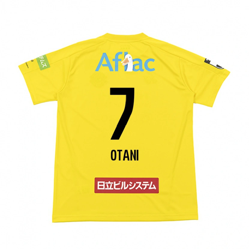 Danxen Kinder Hidekazu Otani #7 Schwarz Gelb Heimtrikot Trikot 2025/26 T-Shirt