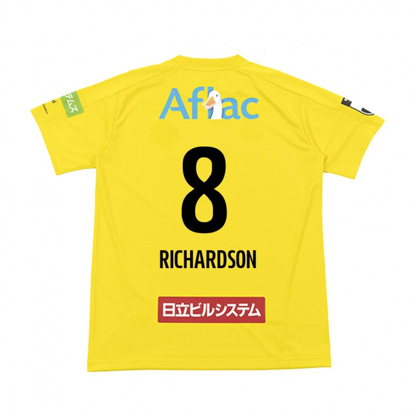 Danxen Kinder Richardson #8 Schwarz Gelb Heimtrikot Trikot 2025/26 T-Shirt