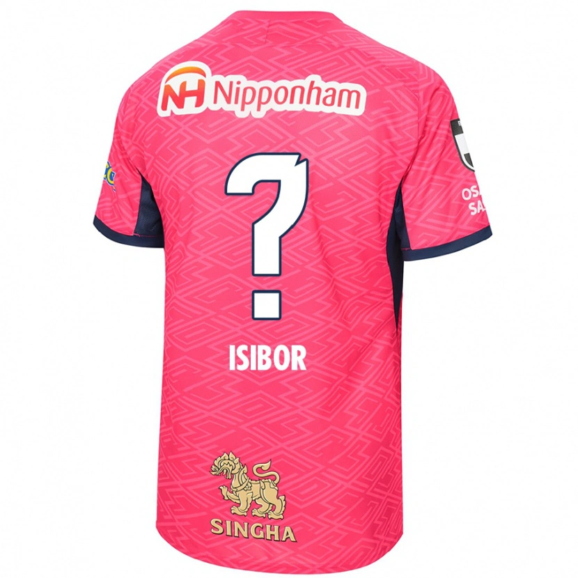 Danxen Kinder Ken Isibor #0 Sakura Rosa Weiß Heimtrikot Trikot 2025/26 T-Shirt