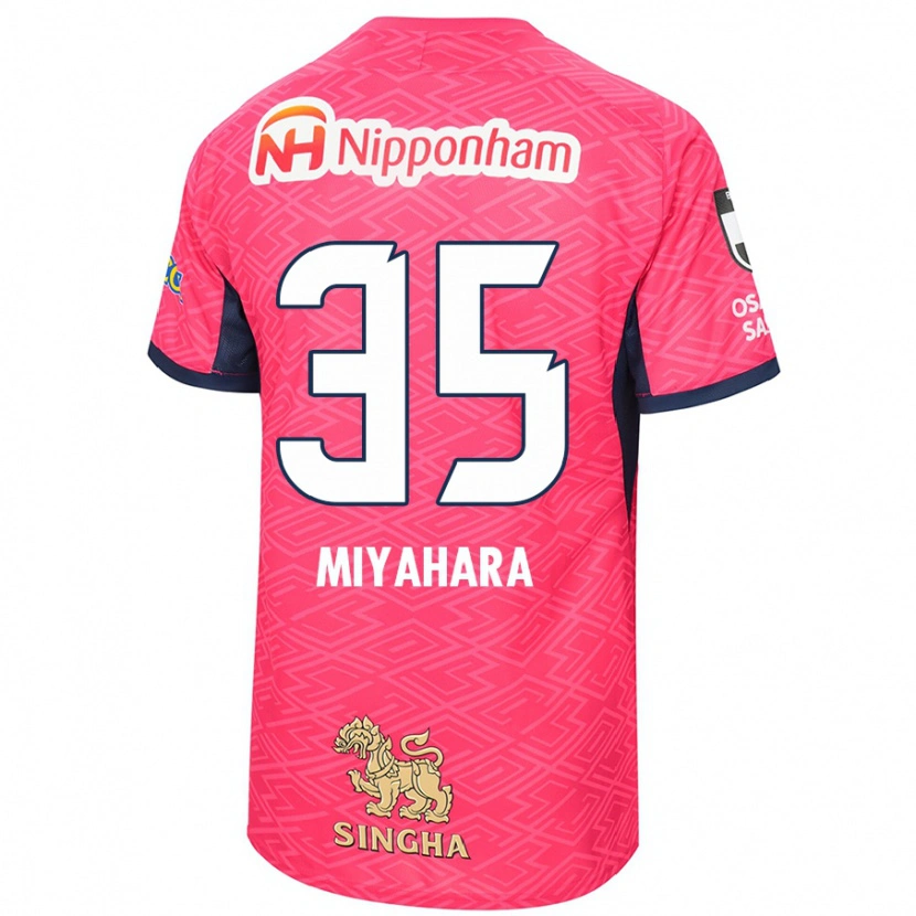 Danxen Kinder Jinta Miyahara #35 Sakura Rosa Weiß Heimtrikot Trikot 2025/26 T-Shirt