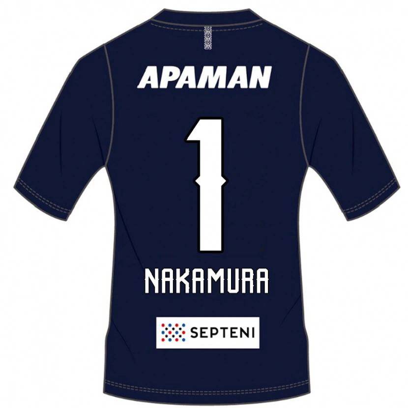 Danxen Kinder Seigo Nakamura #1 Königsblau Weiß Heimtrikot Trikot 2025/26 T-Shirt