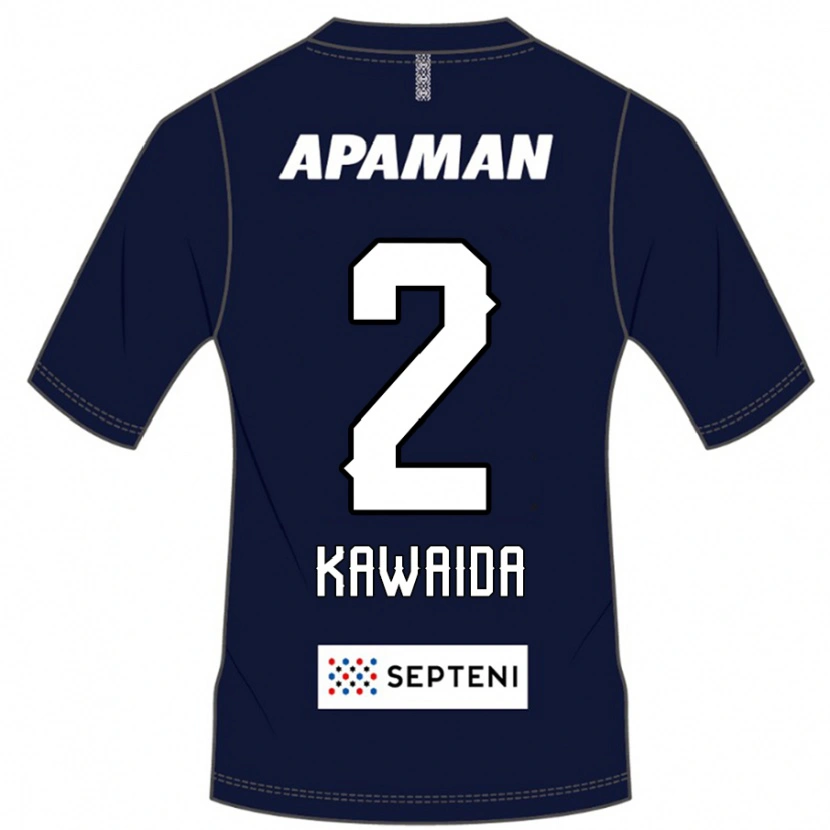 Danxen Kinder Ryoya Kawaida #2 Königsblau Weiß Heimtrikot Trikot 2025/26 T-Shirt