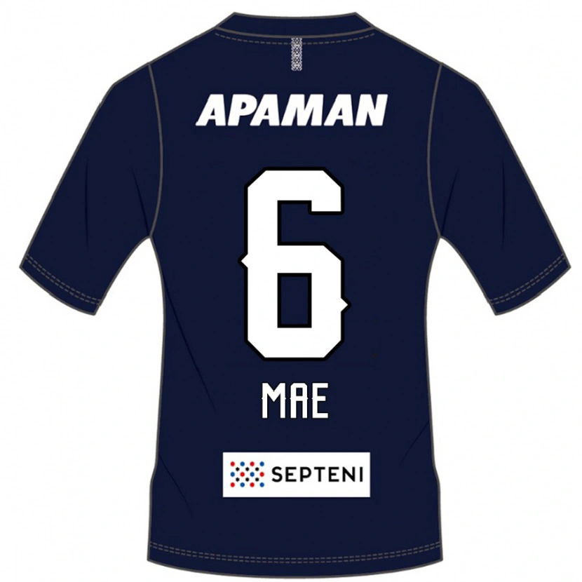 Danxen Kinder Hiroyuki Mae #6 Königsblau Weiß Heimtrikot Trikot 2025/26 T-Shirt