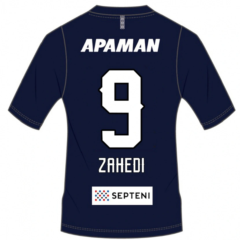 Danxen Kinder Shahab Zahedi #9 Königsblau Weiß Heimtrikot Trikot 2025/26 T-Shirt