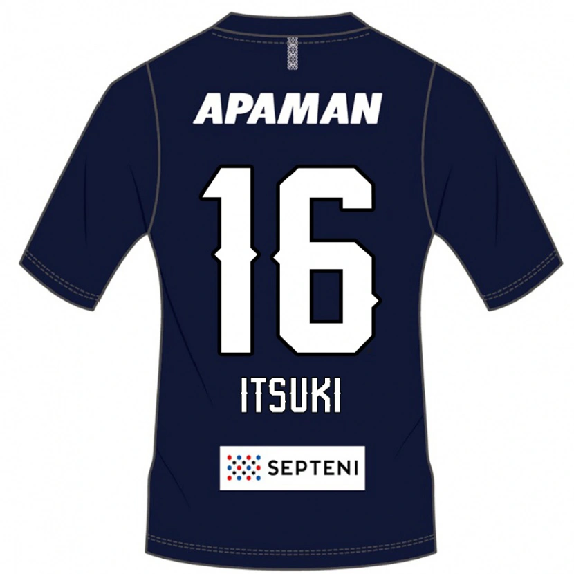 Danxen Kinder Itsuki Oda #16 Königsblau Weiß Heimtrikot Trikot 2025/26 T-Shirt