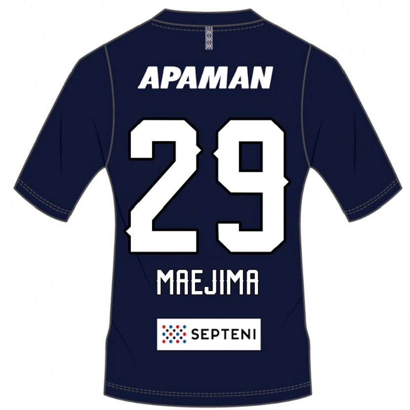 Danxen Kinder Yota Maejima #29 Königsblau Weiß Heimtrikot Trikot 2025/26 T-Shirt