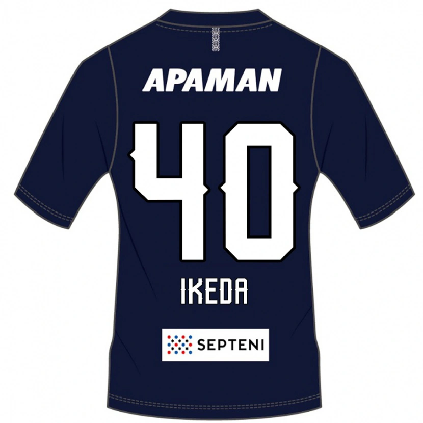 Danxen Kinder Jurato Ikeda #40 Königsblau Weiß Heimtrikot Trikot 2025/26 T-Shirt
