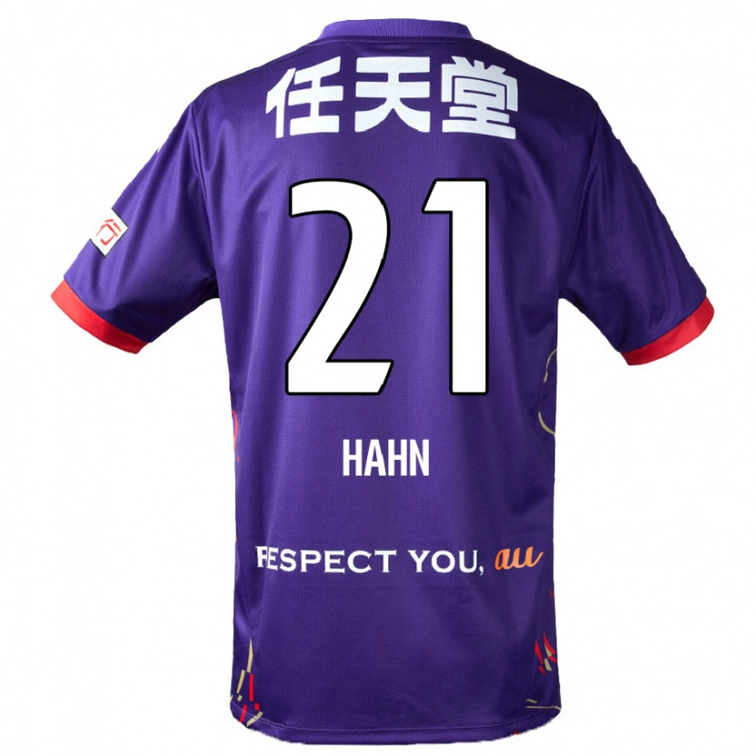 Danxen Kinder Warner Hahn #21 Lila Weiß Schwarz Heimtrikot Trikot 2025/26 T-Shirt