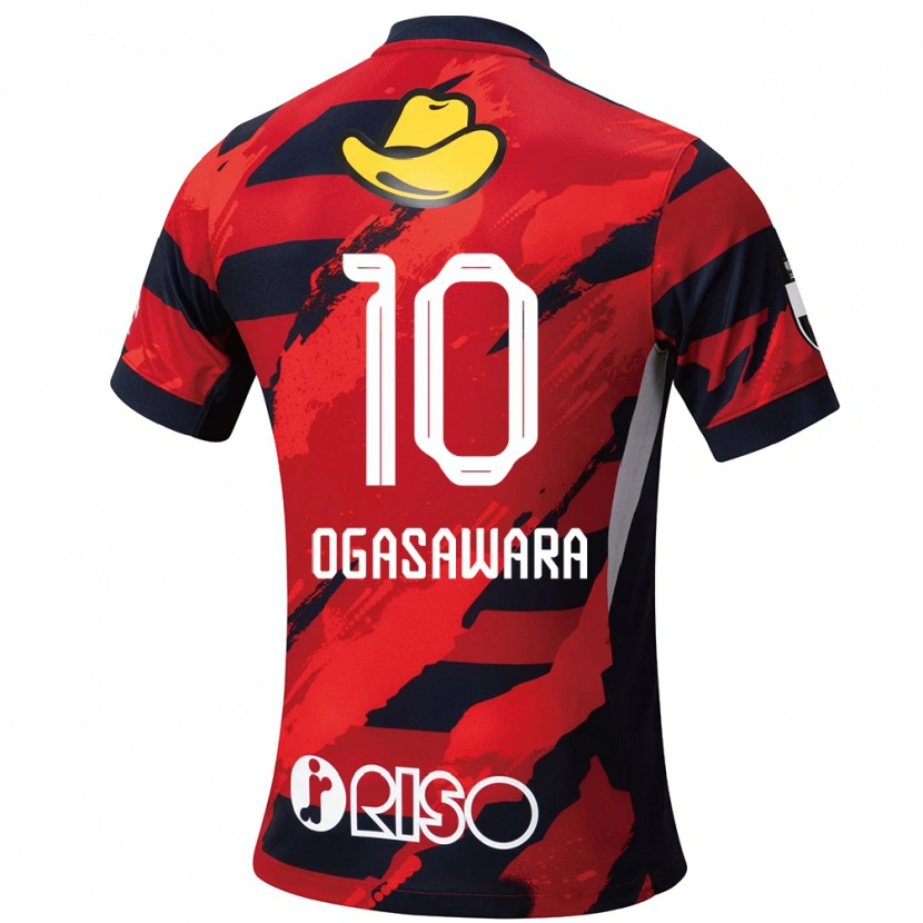 Danxen Kinder Shoma Ogasawara #10 Rot Schwarz Heimtrikot Trikot 2025/26 T-Shirt