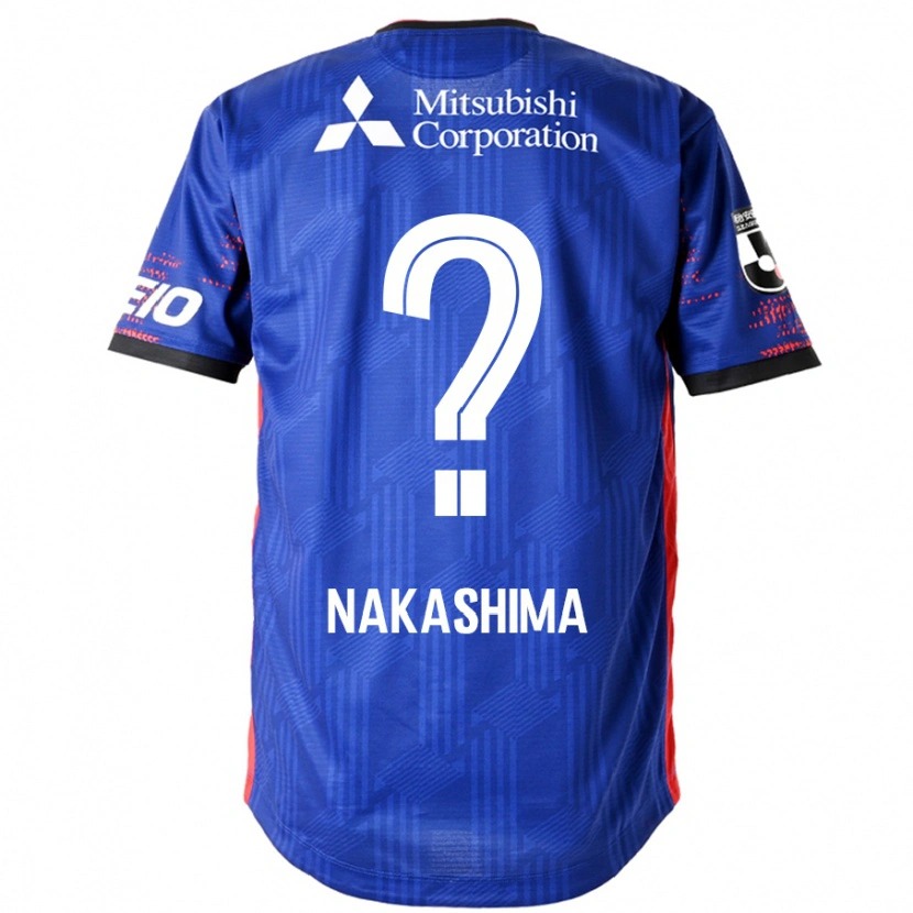 Danxen Kinder Riku Nakashima #0 Königsblau Weiß Heimtrikot Trikot 2025/26 T-Shirt