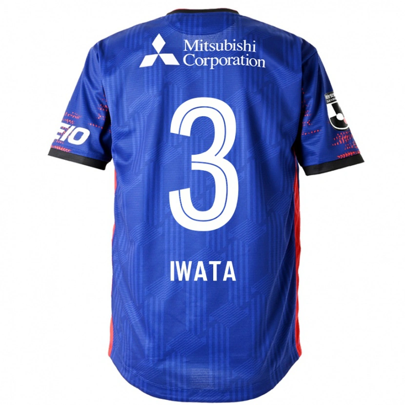 Danxen Kinder Yuki Iwata #3 Königsblau Weiß Heimtrikot Trikot 2025/26 T-Shirt