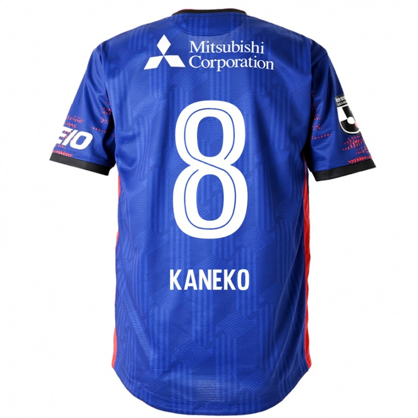 Danxen Kinder Shunsuke Kaneko #8 Königsblau Weiß Heimtrikot Trikot 2025/26 T-Shirt