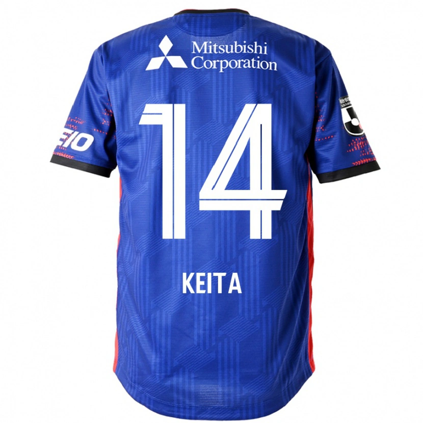 Danxen Kinder Keita Yamashita #14 Königsblau Weiß Heimtrikot Trikot 2025/26 T-Shirt