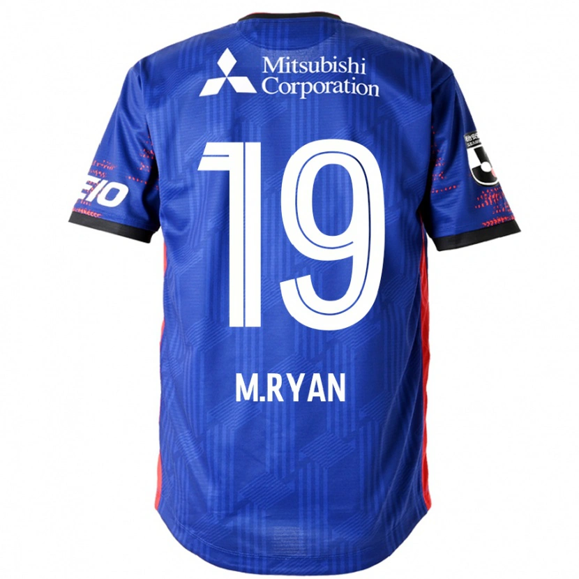 Danxen Kinder Marcelo Ryan #19 Königsblau Weiß Heimtrikot Trikot 2025/26 T-Shirt
