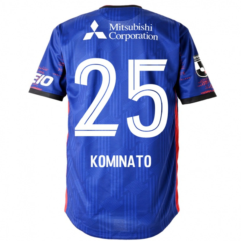 Danxen Kinder Tsuna Kominato #25 Königsblau Weiß Heimtrikot Trikot 2025/26 T-Shirt