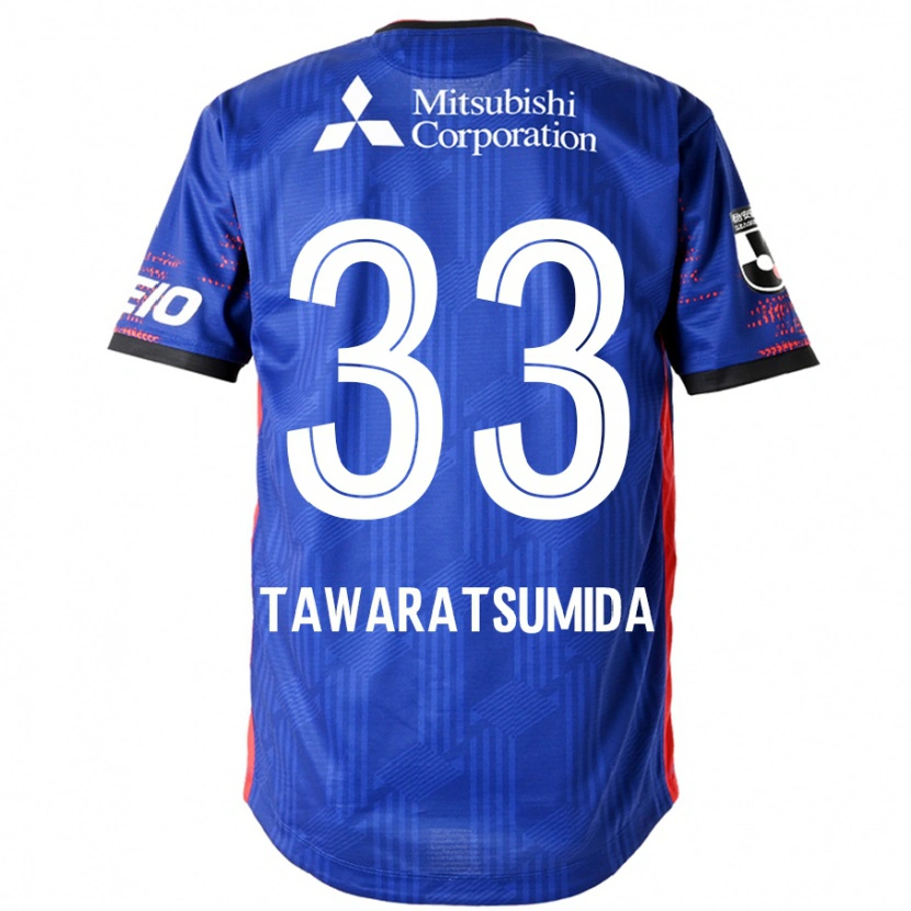 Danxen Kinder Kota Tawaratsumida #33 Königsblau Weiß Heimtrikot Trikot 2025/26 T-Shirt