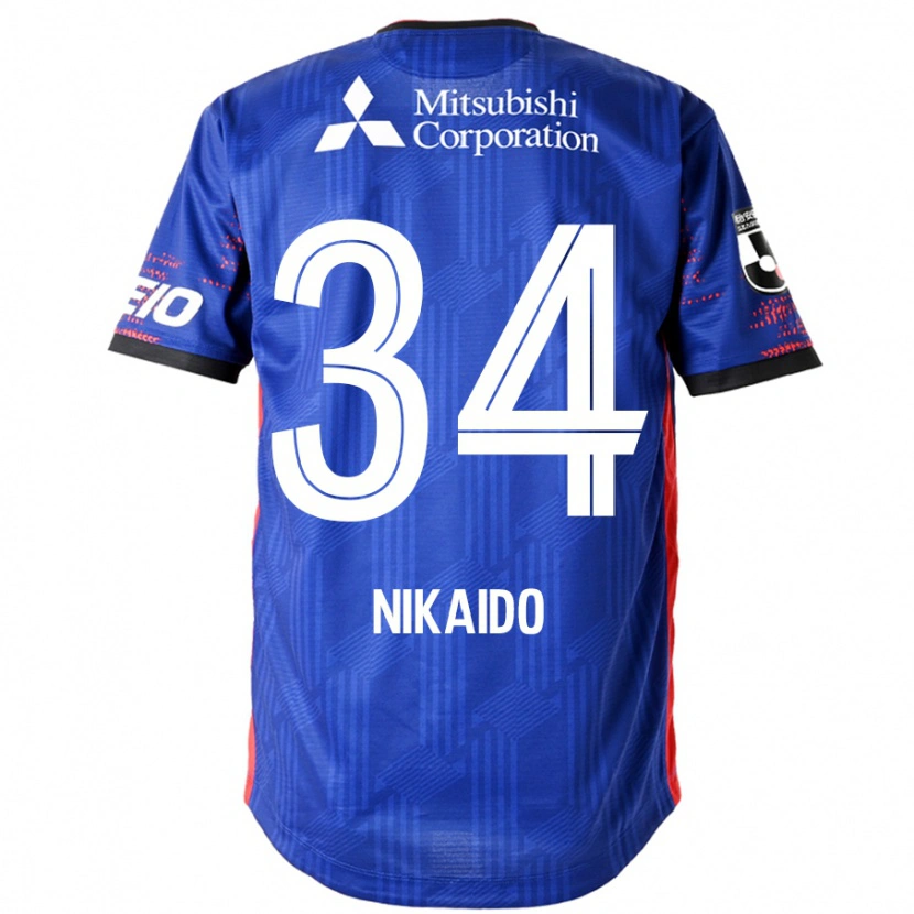Danxen Kinder Rintaro Nikaido #34 Königsblau Weiß Heimtrikot Trikot 2025/26 T-Shirt