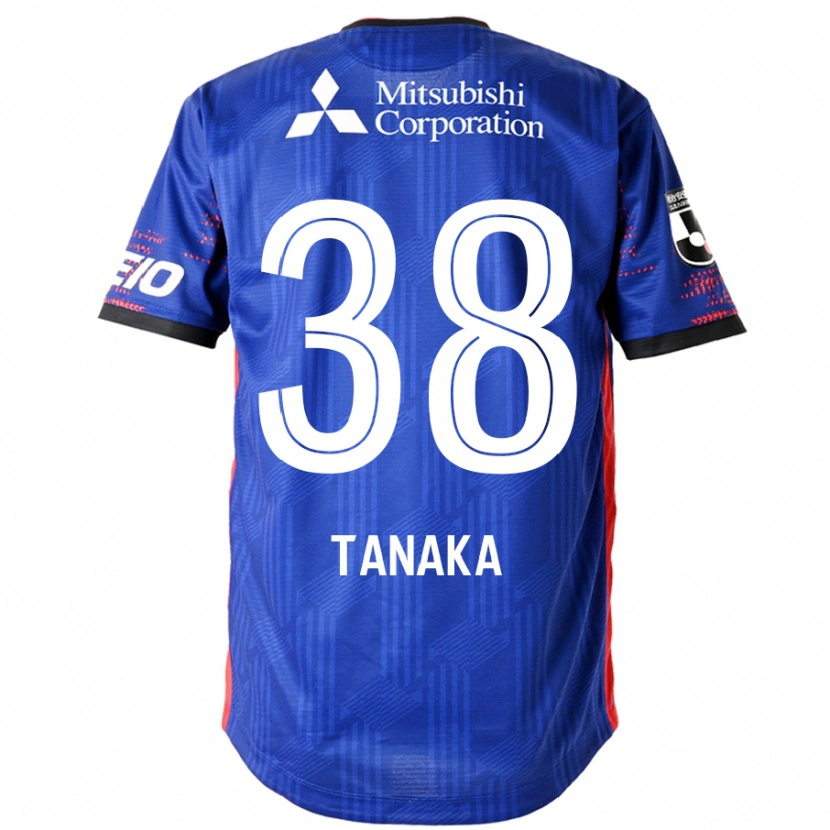 Danxen Kinder Kio Tanaka #38 Königsblau Weiß Heimtrikot Trikot 2025/26 T-Shirt