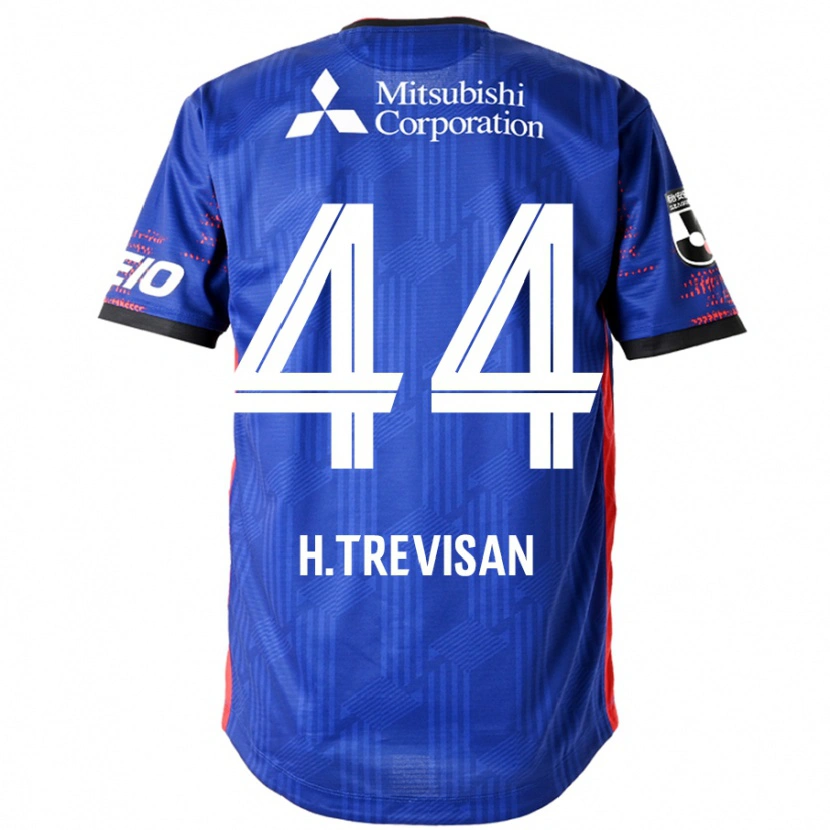 Danxen Kinder Henrique Trevisan #44 Königsblau Weiß Heimtrikot Trikot 2025/26 T-Shirt
