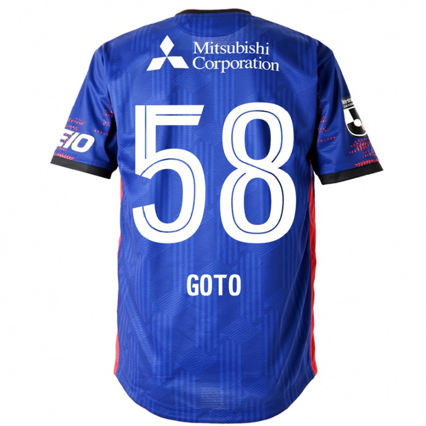 Danxen Kinder Wataru Goto #58 Königsblau Weiß Heimtrikot Trikot 2025/26 T-Shirt