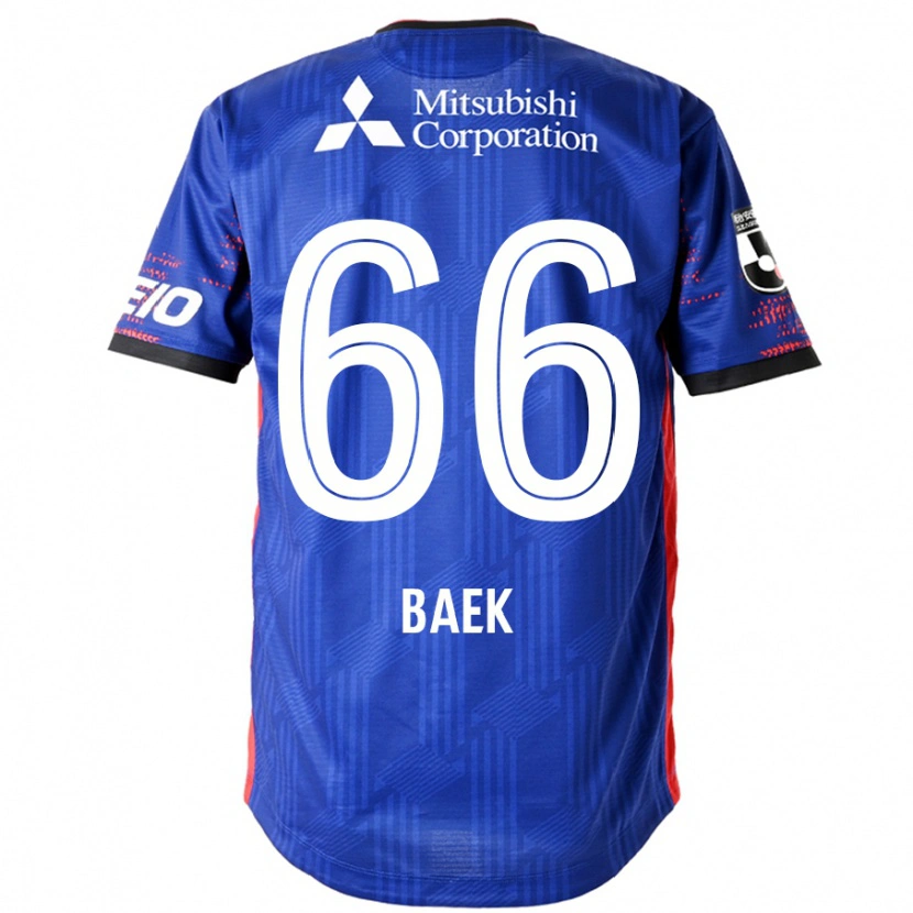 Danxen Kinder In-Hwan Baek #66 Königsblau Weiß Heimtrikot Trikot 2025/26 T-Shirt