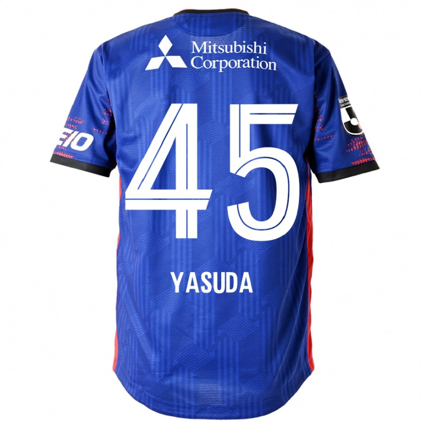 Danxen Kinder Kojiro Yasuda #45 Königsblau Weiß Heimtrikot Trikot 2025/26 T-Shirt