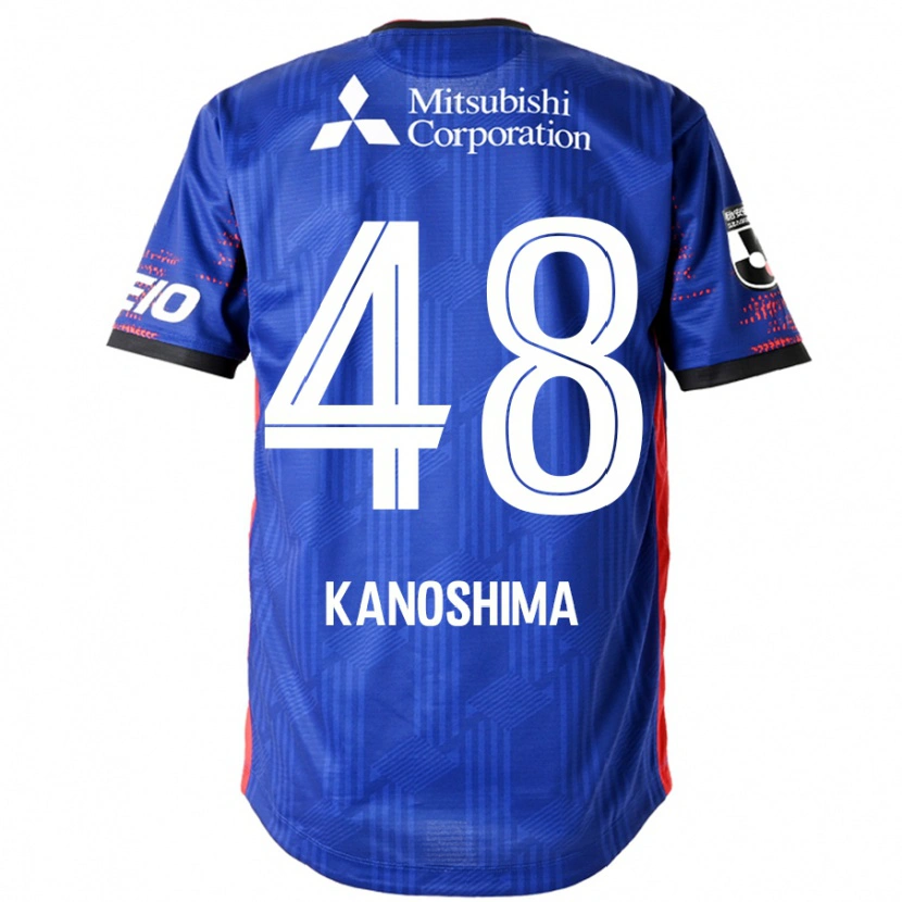 Danxen Kinder Yu Kanoshima #48 Königsblau Weiß Heimtrikot Trikot 2025/26 T-Shirt