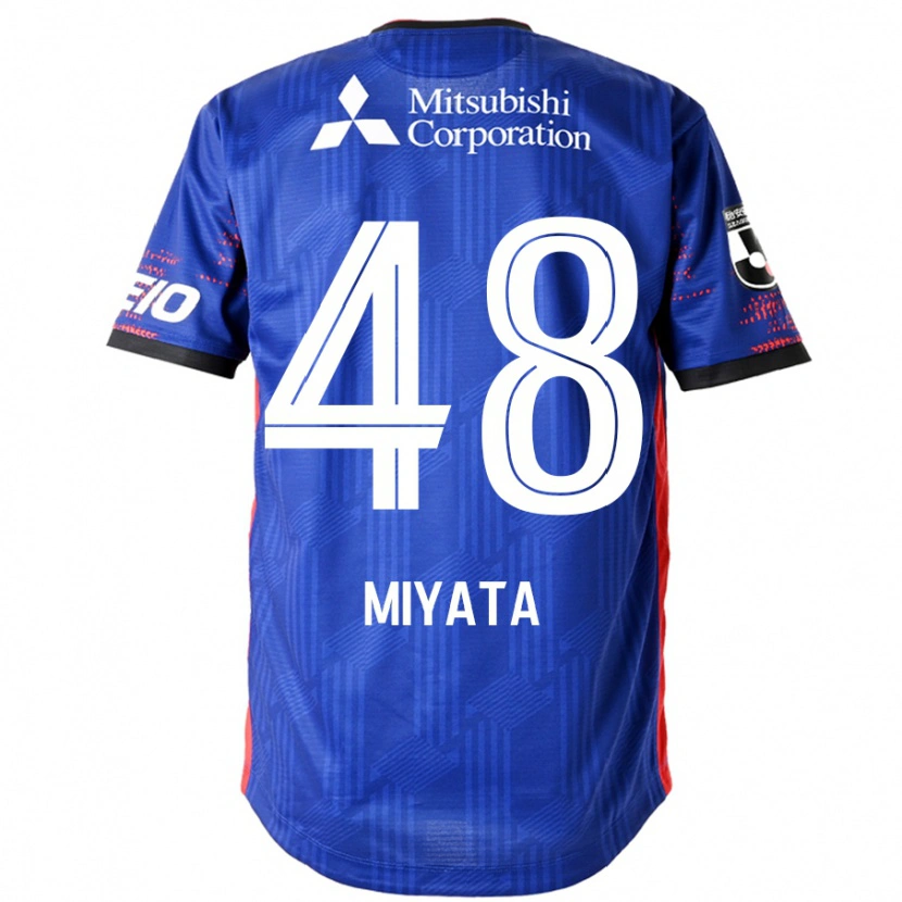 Danxen Kinder Izumi Miyata #48 Königsblau Weiß Heimtrikot Trikot 2025/26 T-Shirt