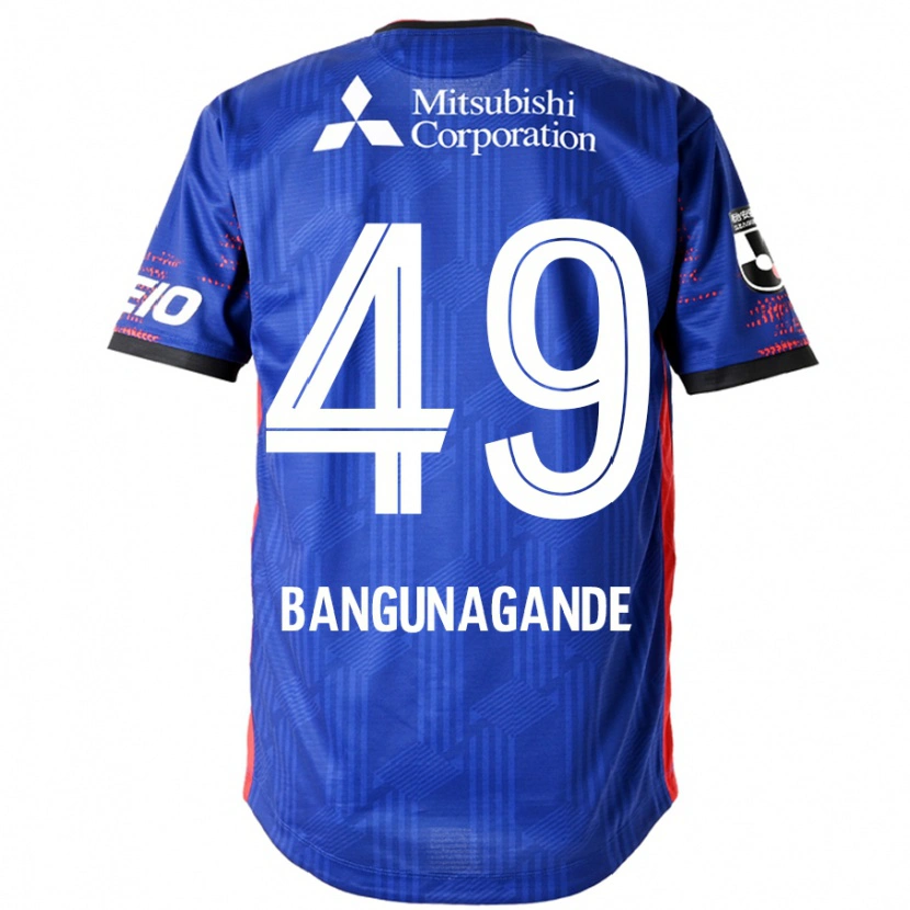 Danxen Kinder Kashif Bangunagande #49 Königsblau Weiß Heimtrikot Trikot 2025/26 T-Shirt