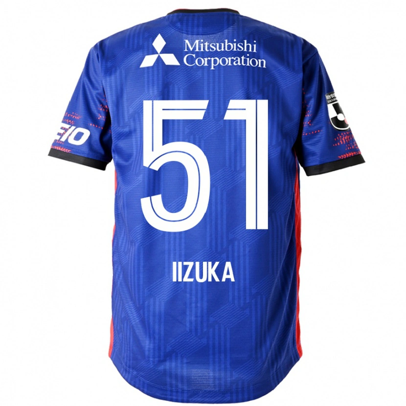 Danxen Kinder Yoshihito Iizuka #51 Königsblau Weiß Heimtrikot Trikot 2025/26 T-Shirt