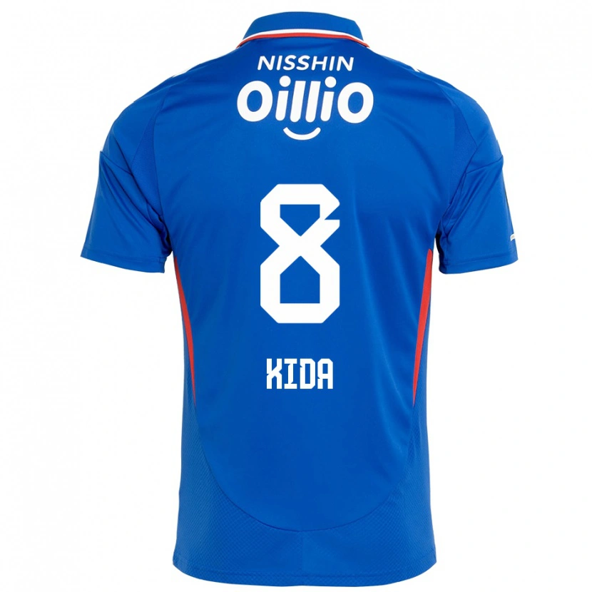 Danxen Kinder Takuya Kida #8 Königsblau Weiß Heimtrikot Trikot 2025/26 T-Shirt