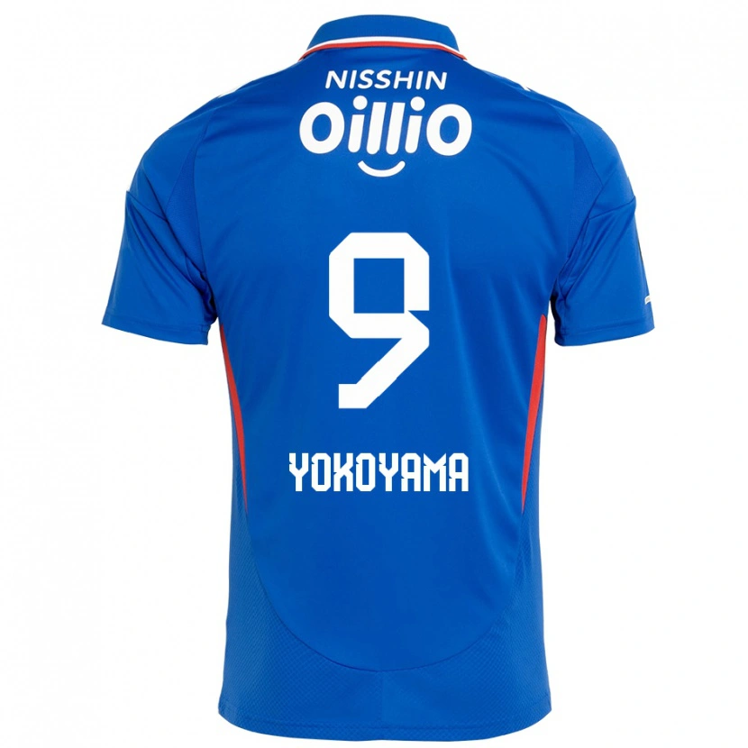 Danxen Kinder Shunsuke Yokoyama #9 Königsblau Weiß Heimtrikot Trikot 2025/26 T-Shirt