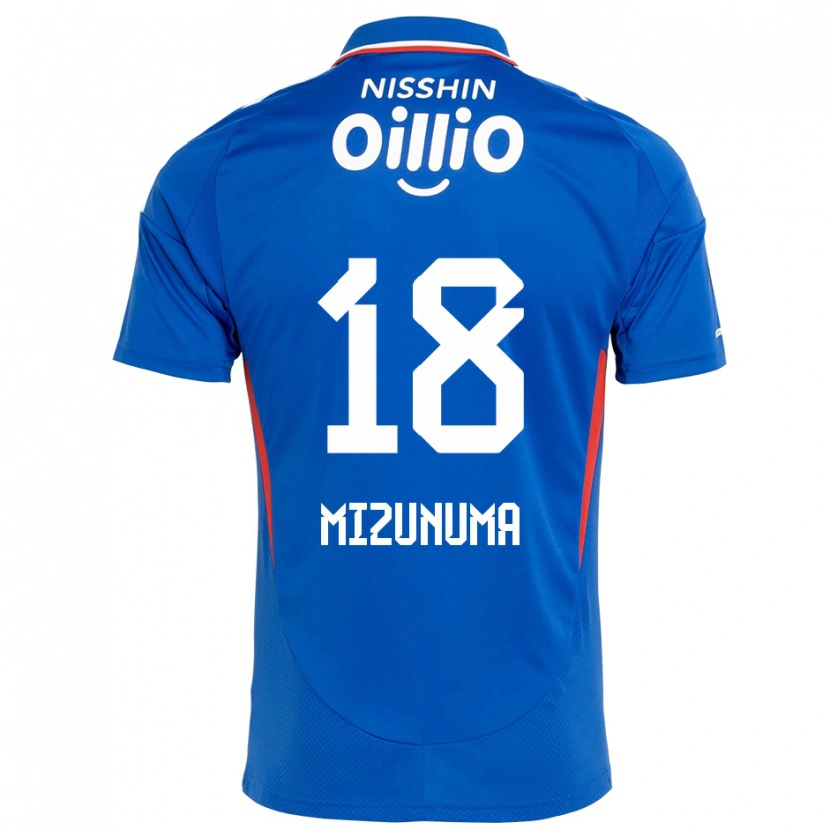 Danxen Kinder Kota Mizunuma #18 Königsblau Weiß Heimtrikot Trikot 2025/26 T-Shirt