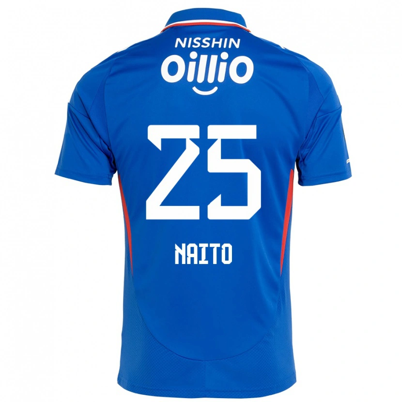 Danxen Kinder Kiyomu Naito #25 Königsblau Weiß Heimtrikot Trikot 2025/26 T-Shirt