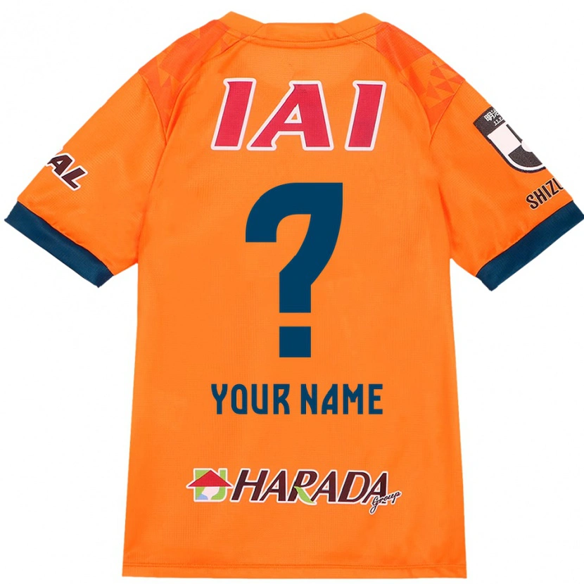 Danxen Kinder Ihren Namen #0 Orange Rot Heimtrikot Trikot 2025/26 T-Shirt