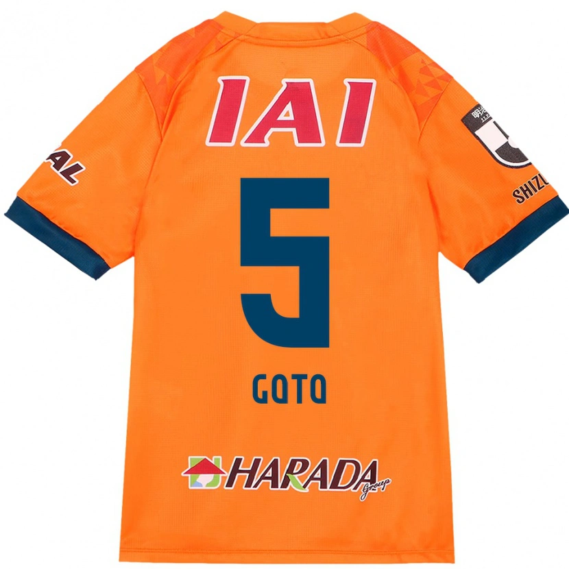 Danxen Kinder Keita Goto #5 Orange Rot Heimtrikot Trikot 2025/26 T-Shirt