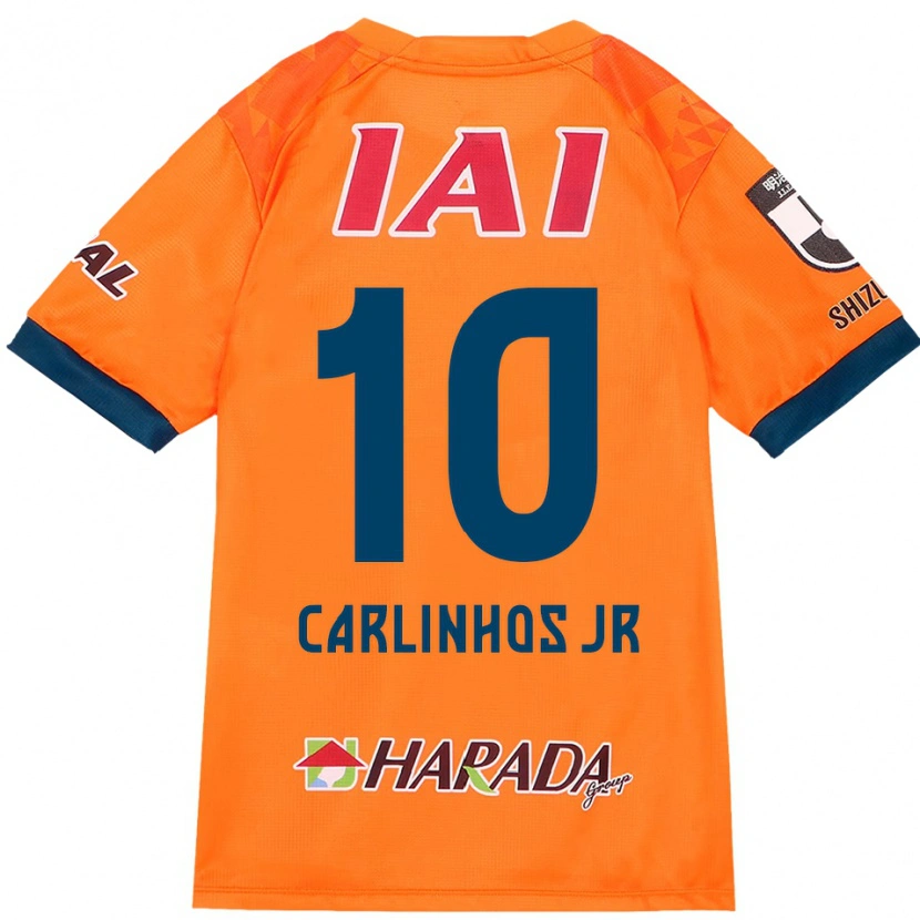 Danxen Kinder Carlinhos Junior #10 Orange Rot Heimtrikot Trikot 2025/26 T-Shirt