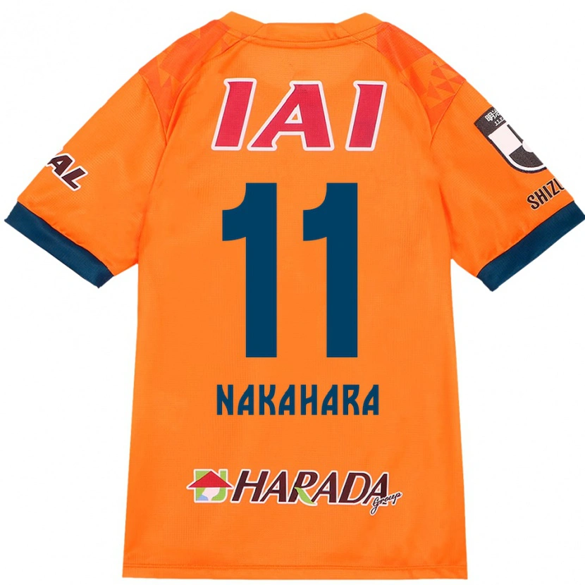 Danxen Kinder Hikaru Nakahara #11 Orange Rot Heimtrikot Trikot 2025/26 T-Shirt