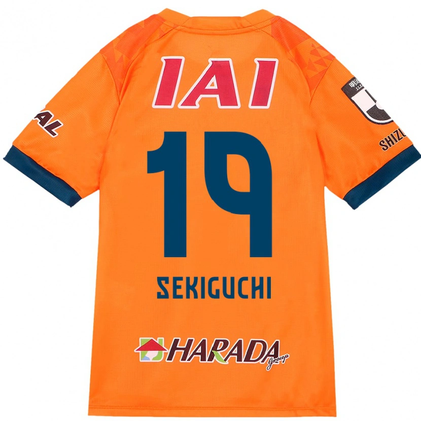 Danxen Kinder Kota Sekiguchi #19 Orange Rot Heimtrikot Trikot 2025/26 T-Shirt