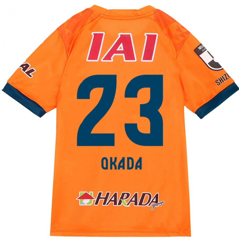 Danxen Kinder Shu Okada #23 Orange Rot Heimtrikot Trikot 2025/26 T-Shirt