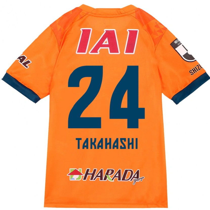 Danxen Kinder Yuzuki Takahashi #24 Orange Rot Heimtrikot Trikot 2025/26 T-Shirt