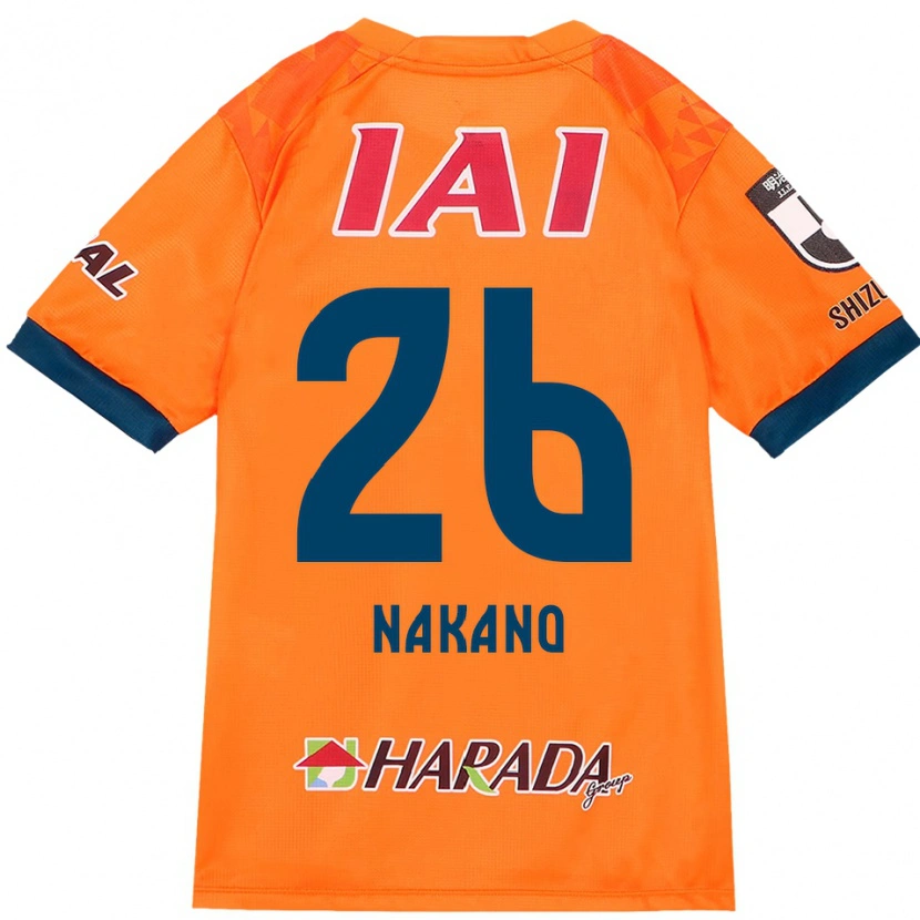 Danxen Kinder Takeru Nakano #26 Orange Rot Heimtrikot Trikot 2025/26 T-Shirt