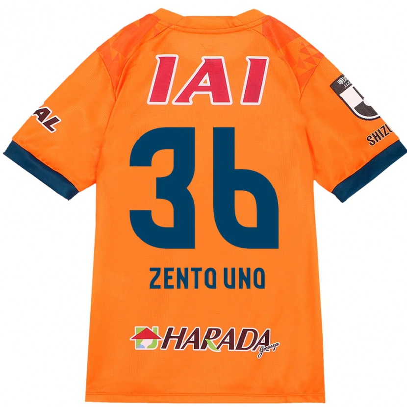 Danxen Kinder Zento Uno #36 Orange Rot Heimtrikot Trikot 2025/26 T-Shirt