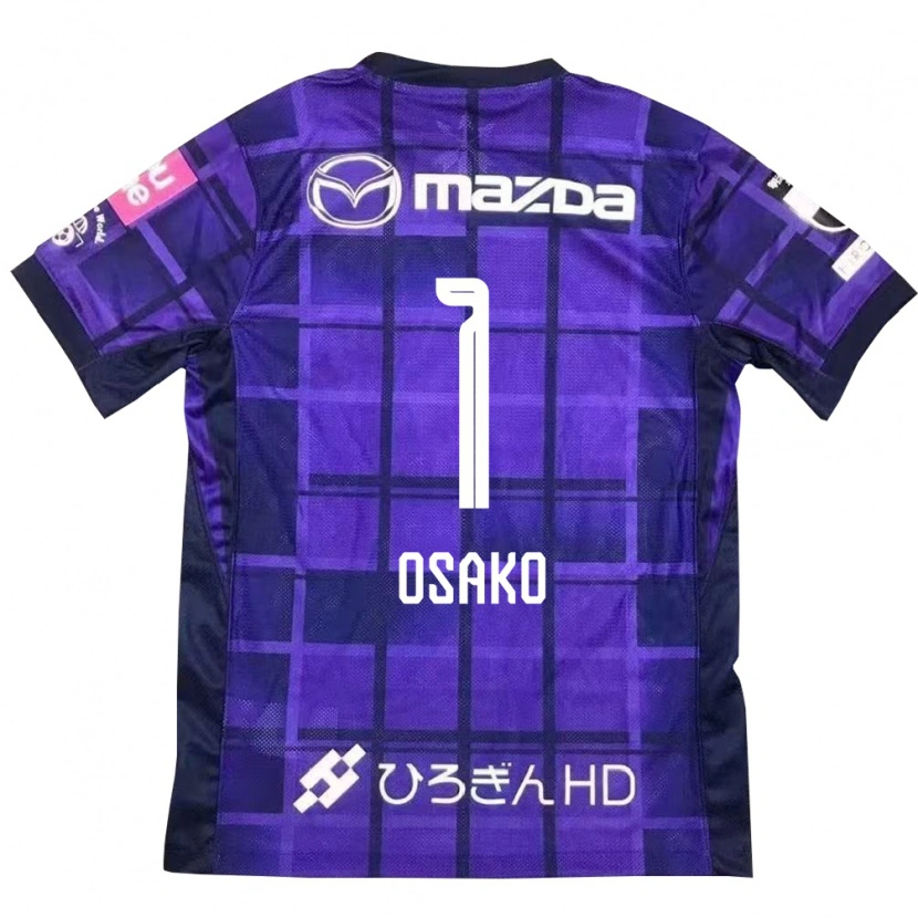 Danxen Kinder Keisuke Osako #1 Lila Orange Heimtrikot Trikot 2025/26 T-Shirt