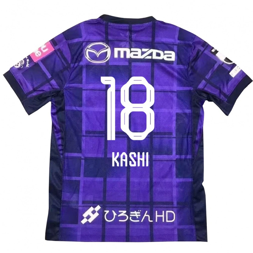 Danxen Kinder Yoshifumi Kashiwa #18 Lila Orange Heimtrikot Trikot 2025/26 T-Shirt